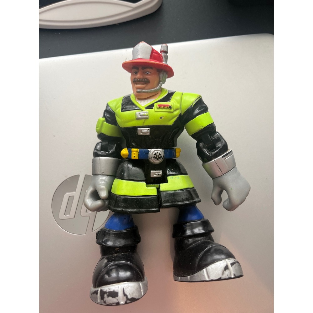 Fisher-Price Rescue Heroes Billy Blazes Firefighter Action Figure Vintage Toy